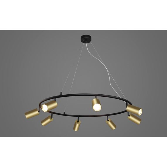 Светильник подвесной Crystal Lux CLT 015C8 D800 BL-GO, фото , изображение 2